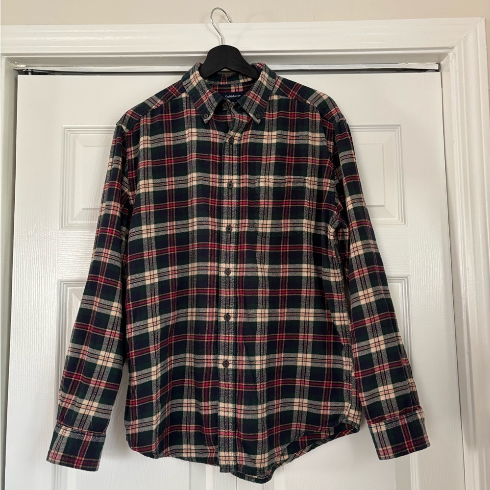 Croft & Barrow Plaid Flannel Button Down Medium